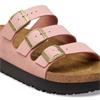 Birkenstock Florida Flex Platform Nubuck - Pink Clay